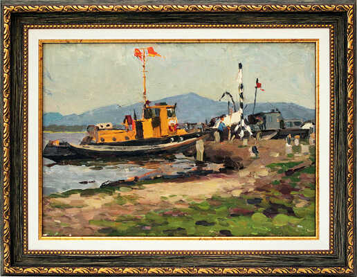 Петров Юлий Георгиевич. У причала 